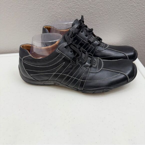 Florsheim Men's Toronto Oxford Shoes Size 10.5 Black Leather Lace up - Picture 14 of 14